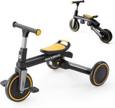 3-in-1 Kids Tricycle with Adjustable Seat and Removable Pedals