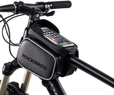 Waterproof Bike Top Tube Bag - Phone Bag for 6.2” & Under